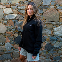 APM Natives Black Half-Zip Sweater
