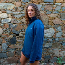 APM Natives Blue Half-Zip Sweater