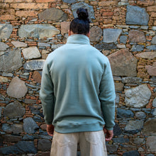 APM Natives Cool Mint Half-Zip Sweater