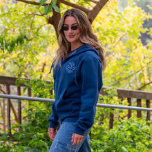 APM Retro Blue Zip-Up Hoodie