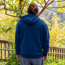 APM Retro Blue Zip-Up Hoodie