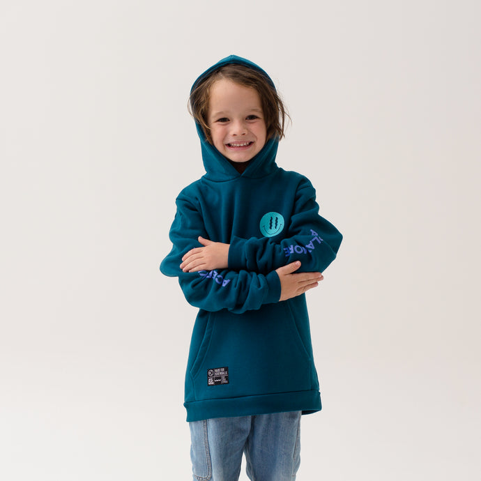 Happy Harvey Petrol Hoodie