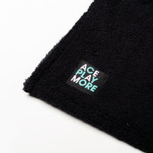 Black Wavy Panther Poncho