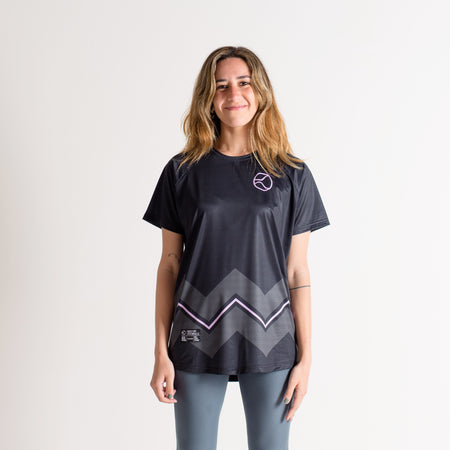 Wavy Fucsia Charge Sport Tee