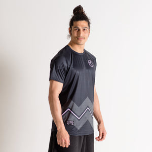 Wavy Fucsia Charge Sport Tee