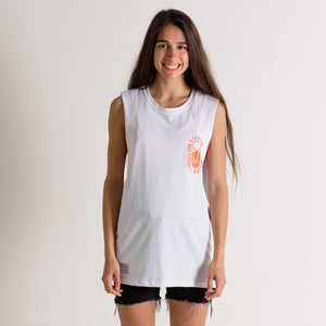 High On Life Light White Tank