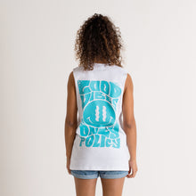 Good Vibes Light White Tank