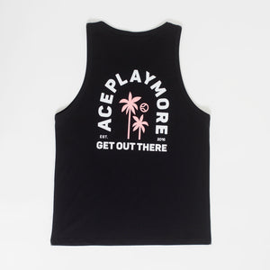 Arches and Palms Black Tank